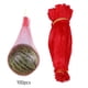 thumbnail image 1 of Bolsas de malla de sandía colgantes, bolsas de malla de melón duraderas reutilizables, bolsas de malla de fruta roja con cordón para colgar, 100 Uds. dentro de 15 kg, 1 of 8