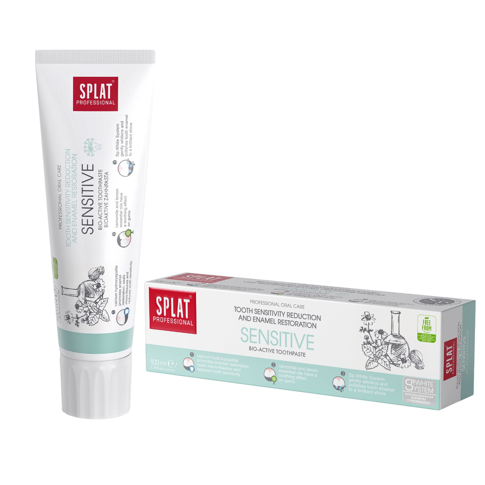 Pasta Dental Para Dientes Sensibles Sensitive 100Ml