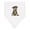 White and Black, variant on Inktastic Little Gent Yorkie Baby Bandana Bib