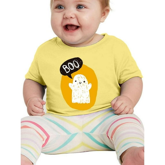 Boo. Adorable Ghost T-Shirt Infant -Image by Shutterstock, 12 Months