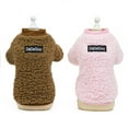 thumbnail image 5 of Skksst Puppy Dog Coral Fleece Jacket Winter Warm Sweater Coat Pet Clothes Apparel, 5 of 6