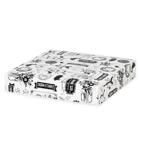 Farmhouse Favorites Box Lids, 8x8x1.5", 25 Pack
