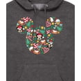 thumbnail image 3 of Disney - Mickey Mouse Silhouette Christmas -Men's Fleece Pullover Hoodie, 3 of 5