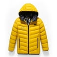 thumbnail image 7 of Lovskoo 4-15Y Kids Teens Unisex Heated Jacket F Usb Intelligent Constant Temperature Heated Windproof Plus Size Coat For Children Winter 3 Heated Jacket Coat Yellow, 7 of 7