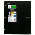 thumbnail image 2 of Five Star 2-Pocket Stay-Put Plastic Folder, Black (37437), 2 of 8