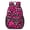 Black and Pink, variant on Blue and Blue Leopard Print 17" School Backpacks for Teens,Waterproof Oxford Fabric,S-Shape Padded Straps for School,Travel,Hiking,Camping