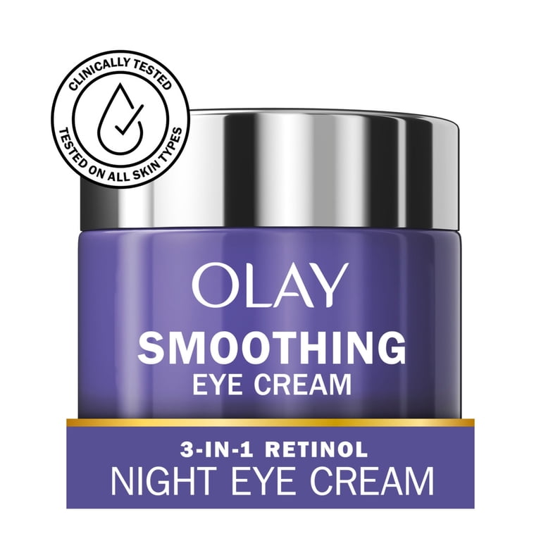 Olay Smoothing Eyes Retinol 24 Night Eye Cream, 0.5 oz photo 1