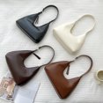 thumbnail image 5 of Bolso de mujer Diseñador de la marca Cremallera Bolsos pequeños Señora Moda PU Bolso de hombro de cuero Casual Hobos Bolsos marrones JAMW Sencillez, 5 of 5