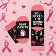 thumbnail image 2 of Funny Socks for Women - Breast Cancer Awareness Socks - Appreciation Gifts for Cancer Care Survivors & Chemo Patients Inspirational Socks Gifts, 2 of 7