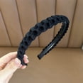 thumbnail image 4 of Fiudx Diadema Tejida con Diseño de Dientes Antideslizantes, Accesorio para El Cabello Cómodo y Ligero, Fácil de Limpiar, Ideal para Fiestas y Eventos Diarios, Estilo Femenino Moderno, Colores Versáti, 4 of 6