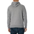 thumbnail image 3 of Under Armour Men's Rival Fleece Logo Hoodie, (025) Castlerock Light Heather / / White, X-Large, 3 of 5