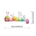 thumbnail image 2 of Easter 2023 Easter Corner Doorplate Rabbit Egg Doorframe Corner Doorframe Decoration, 2 of 8