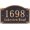 Rose Gold, variant on Custom Address Plaque Sign Address Numbers Signs Plate