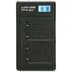 thumbnail image 4 of Cargador De Batería Portátil Para Cámara LI-40B, Cargador Dual USB Con Pantalla LCD, 4 of 7