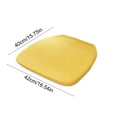 thumbnail image 3 of Flax Linen Horseshoe Chair Cushion Seat Pad With Straps Non Slip Dining Chair Cushion, Ergonomic Comfort Durable Support Design, for Dining Chair Office Chair Kitchen Home Use, 3 of 6