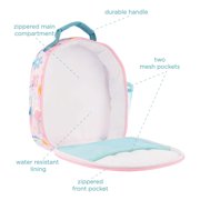 Stephen Joseph, All Over Print Lunchbox, Reusable Kids Lunch Bag, Insulated, Pink Dino