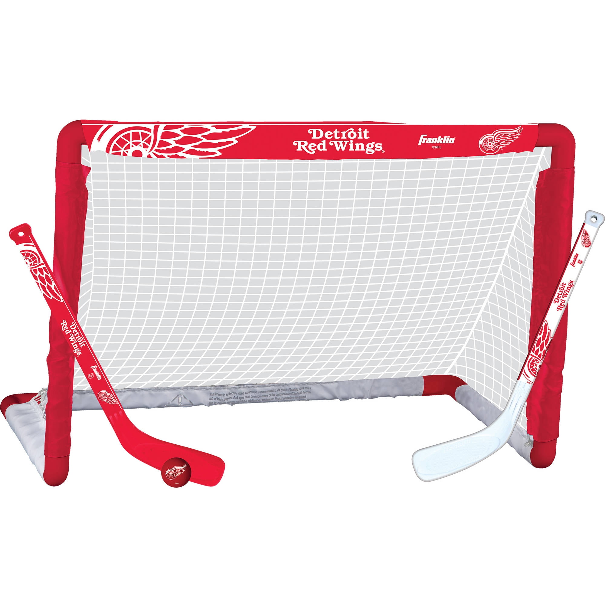 Franklin Sports NHL Detroit Red Wings Mini Hockey Set