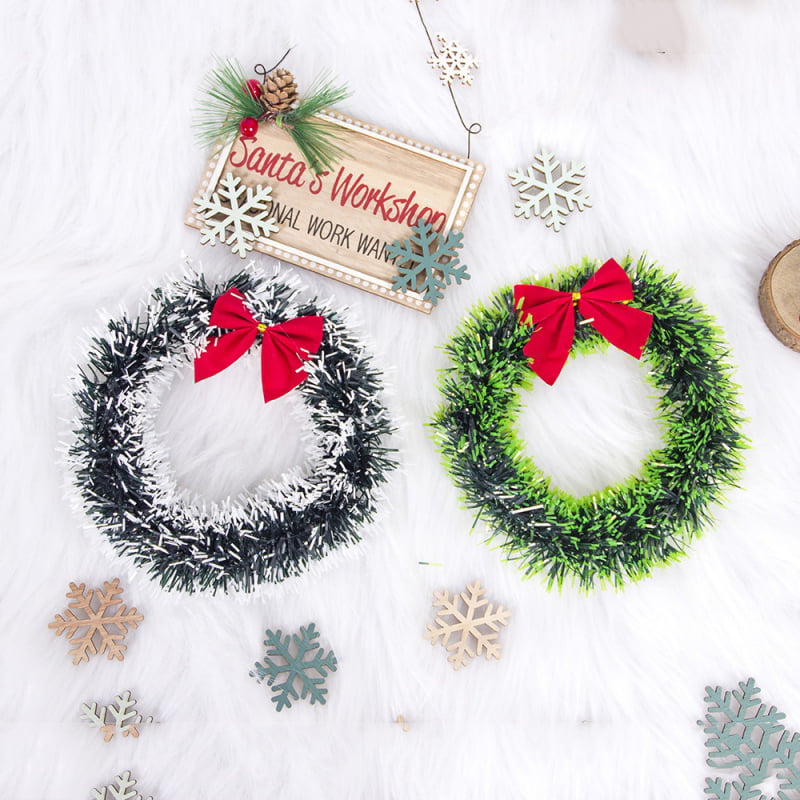 De er Fuld gør dig irriteret Creative Christmas PVC Mini Wreath Christmas Red Fruit Gift Wrap Pendant -  Walmart.com