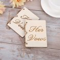 thumbnail image 4 of Wedding Guest Book, Wedding Vow Book Keepsakes,2pcs Wedding Ceremony Party Vow Booklets Oath Book Props Decoration Accessory, 4 of 8