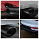 thumbnail image 4 of Tubo Escape Universal Modificado para Automóvil Silenciador Garganta Trasera Calibre 73 Acero Inoxidable Mate Garganta Trasera Cilíndrica Doble Capa (versión Curva), 4 of 9