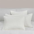 thumbnail image 6 of Pemberly Row Transitional Cotton Linen Blend Ivory King Sham, 6 of 6