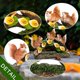 thumbnail image 4 of Figura de gnomo de jardín, lámpara solar con forma de ardilla para exteriores, gnomos de jardín con energía solar, adornos para césped, decoración solar para el jardín del hogar., 4 of 5