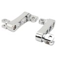 thumbnail image 1 of 360 Adjustable Foot Pegs Bracket, Aluminum Motorcycle Highway Foot Peg Mount Kit Engine Guard Foot Pegs Extension Bracket for Touring, 1 of 8