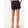 thumbnail image 3 of Joyspun Women's Woven Print Boxer Sleep Shorts, Sizes S to 3X, 3 of 5