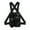 Black, variant on Sports Chest Bag Men Water Resistant Lightweight Front Running Vest Bag with Water Bottle Holder For Workouts,Cycling