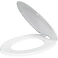 thumbnail image 6 of Elongated Closed Front Toilet Seat in White with Soft Close, 6 of 6