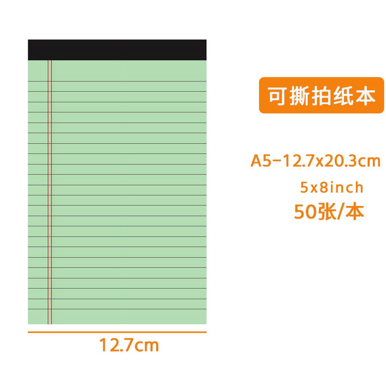 FRCOLOR 6pcs Small Notepads Refills Memo Pads A5 Tear off Notepad Lined Writing Note Pads Pocket Notebook Refills for Taking Notes Reminders