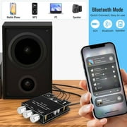 Home HiFi Stereo Amplifier, Portable Dual Channel Surround Sound HiFi Stereo Audio Receiver, Mini Digital HiFi Bass Audio Subwoofer Amp, Stereo AMP Speaker for Home, Car