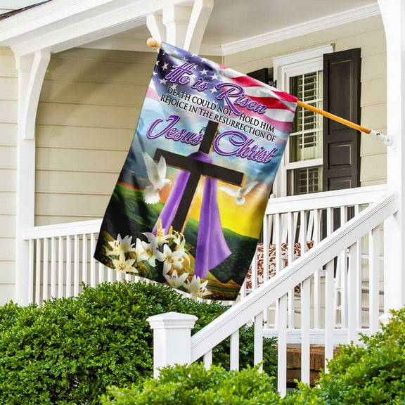 FLAGWIX The Resurrection Of Jesus Christ. Easter Flag, Outdoor Easter Decoration - House Flag (29.5" x 39.5")