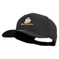 thumbnail image 2 of Cursive San Fransico Sign Embroidered Solid Cotton Twill Prostyle Cap - Black OSFM, 2 of 5