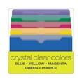 thumbnail image 2 of Poly File Jackets Straight Tab, Legal Size, Assorted Colors, 5/Pack, 2 of 7