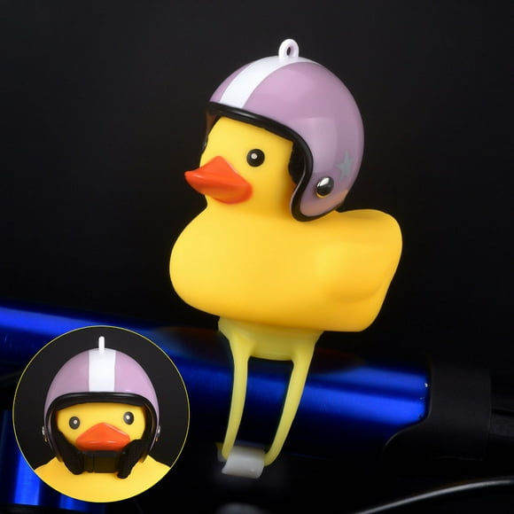 Wind breaking Duck Road Bicycle Bell Little Duck Yellow Duck Helmet Children Riding with Helmet Horn Light