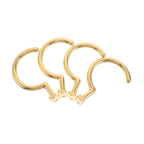 TITINICE 4Pcs Plated Gold Metal Cue Rack Holder for Pool Table with Strong Support for Cue Storage