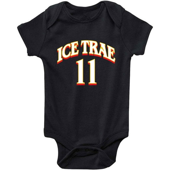 Black Trae Young Hawks Ice Trae Baby 1 Piece