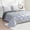 Dark Grey, variant on Sherpa Comforter Set Size 62 * 80", Soft Warm Fleece Spring Fall Blanket Filled with Lightweight Microfiber, Winter College Dorm Bedding Sets with 1 Pillow Sham