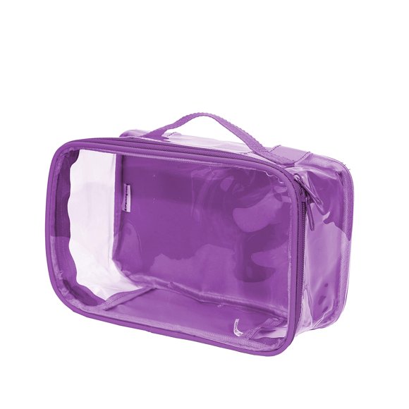 Cubo de embalaje de viaje EZpacking Clearview de PVC morado