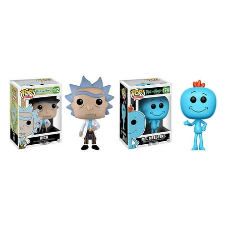 Character Display Figure and Collectible Toy Funko POP! Rick Sanchez and Rick and Morty Mr. Meeseeks Pop! Vinyl (Best Rick And Morty Characters)