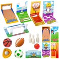 thumbnail image 1 of Tarjetas de San Valentín JoyFiesta con borradores de pelotas deportivas, 30 piezas, 1 of 8