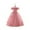 Pink, variant on Flower Girls Tulle Dress - Cute Bow Tutu Dresses Bridesmaid Pageant Gown Birthday Party Dress
