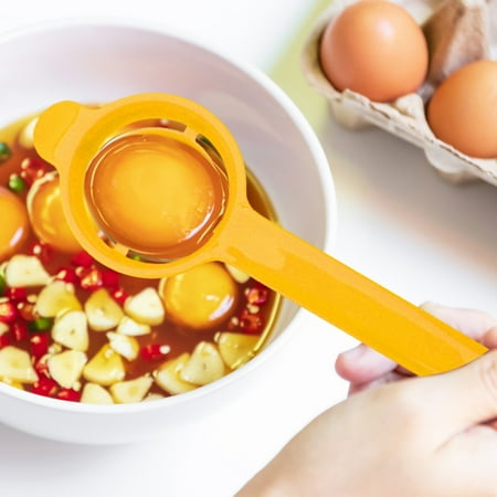

EIALIVE Funnel Long Handle Eggs Separator Eggs Yolk Separator Eggs White Separator For Baking And Cooking