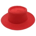 thumbnail image 3 of Sun Hats forvMen Harpily Hats for Men Unisex Dome French Straw Top Classic Retro Round Crown Casual Solid Color Elegant Hat Fashion Headwear, 3 of 3