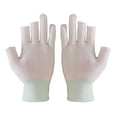 thumbnail image 1 of (Video Incluido) Dispensador Pegamento Sin Dedos Antideslizante Dedo Transpirable Tres Dedos Rotos Pesca Y Ciclismo Pantalla Táctil Trabajador Guantes Dispensadores Pegamento Nailon (blanco), 1 of 9