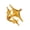 Gold, variant on Fashionable Cosmiced Theme Sturdy Alloy Finger Rings Elegant Jewelry Statement Pieces for Memorable Occasions Wear