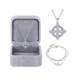 thumbnail image 1 of 3pzs Collar Y Pulsera Celta Nudo De Bruja Acero Inoxidable, 1 of 4