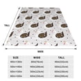 thumbnail image 3 of Pofeuu Cute Swan Print Ultra-Soft Micro Fleece Blanket,for Bed Or Sofa,All Season Throw Blankets Flannel Blanket-60"x50", 3 of 7