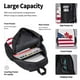 thumbnail image 4 of Balery USA Canada Flag Mochila escolar 3 en 1 para niños: mochila resistente con lonchera térmica y estuche para lápices. Mochila escolar para niños y niñas., 4 of 7